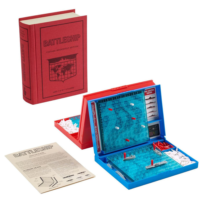 Battleship Vintage Bookshelf Edition Board Game
