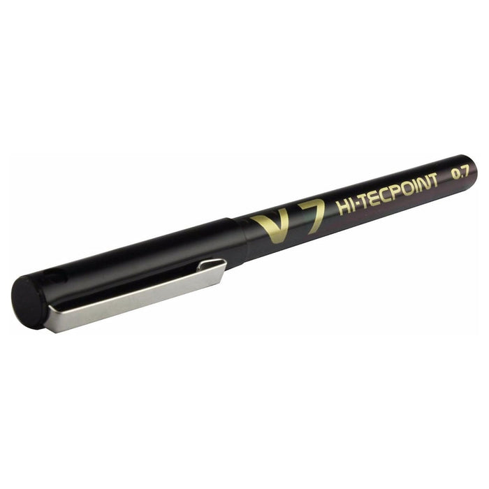 Pilot V7 Liquid Ink Rollerball Medium Line Black Ink Pen