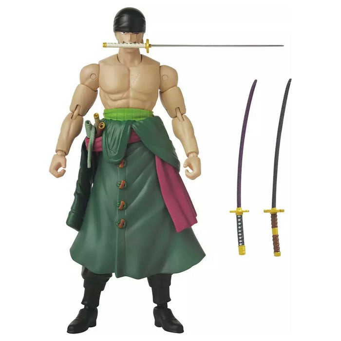 Anime Heroes One Piece Roronoa Zoro Three Sword Style Figure