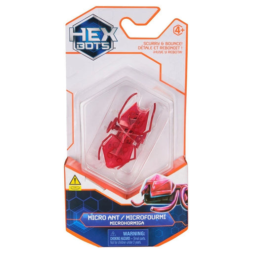 Hex Bots Micro Ant Red Mini Robot Bug