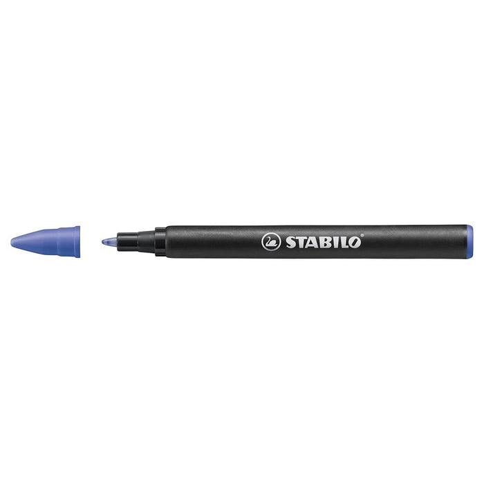 STABILO EASYoriginal Handwriting Rollerball Pen Blue Refill Cartridges (6 Pack)