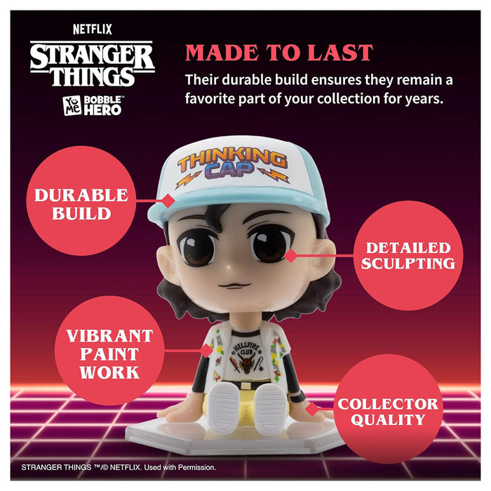StrangerThings Bobble Hero Dustin Mini Figure