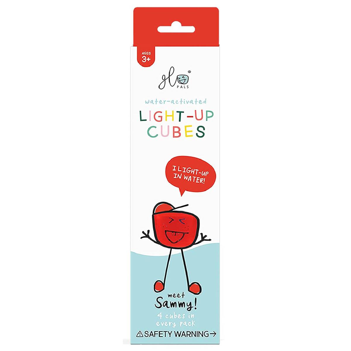 Glo Pals Water-Activated Light-Up Cubes Sammy Edition (4 Pack) — Booghe