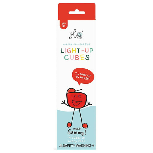 Glo Pals Water-Activated Light-Up Cubes Sammy Edition (4 Pack)