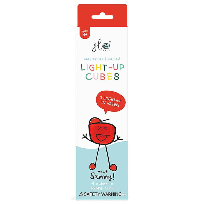 Glo Pals Water-Activated Light-Up Cubes Sammy Edition (4 Pack)