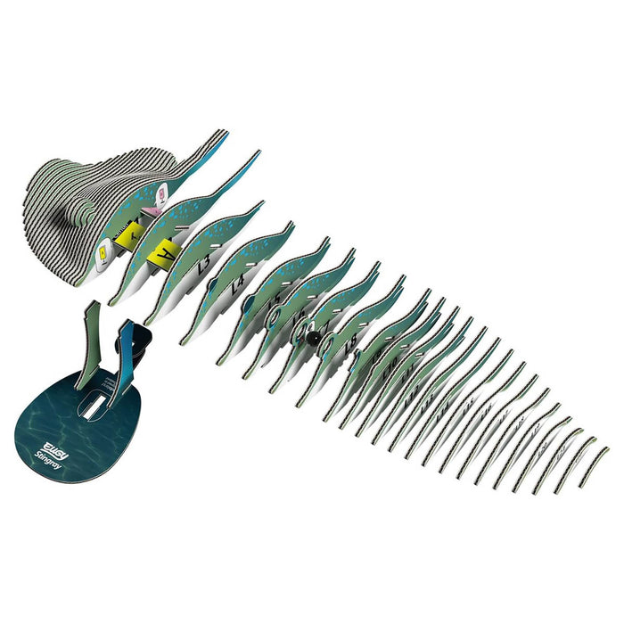 EUGY Stingray 3D Cardboard Model Kit