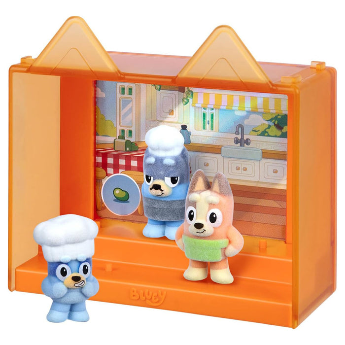 Bluey Fuzzies Episode Pack: Pavlova Display Case & Figures