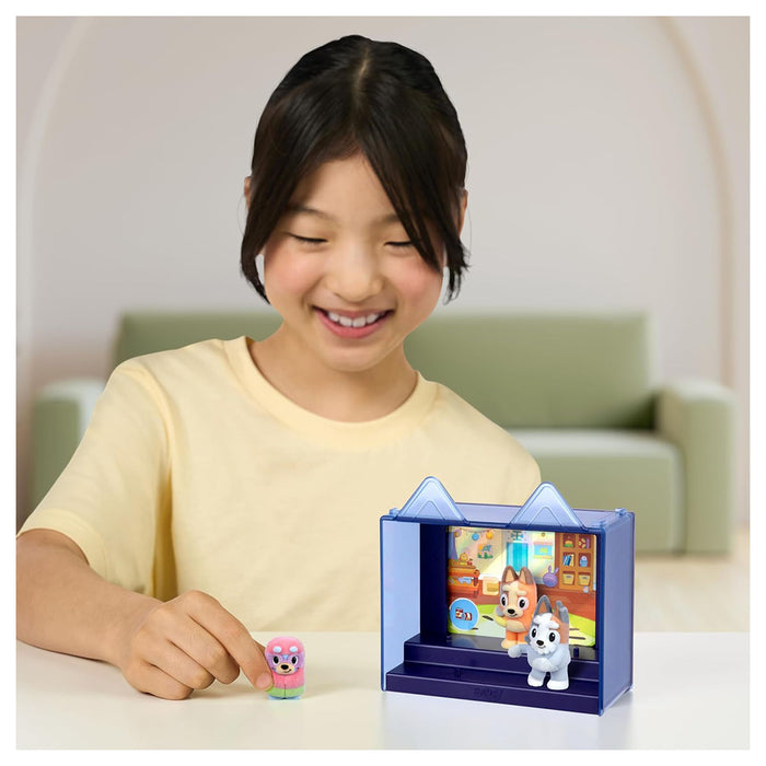 Bluey Fuzzies Episode Pack: Grannies Display Case & Figures