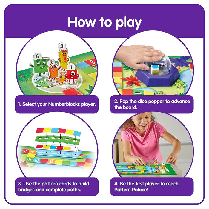 Learning Resources Numberblocks: Race to Pattern Palace Board Game