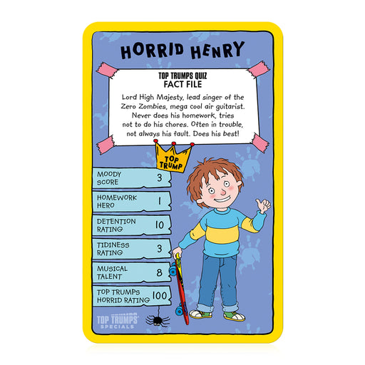 Horrid Henry Top Trumps Specials Card Game
