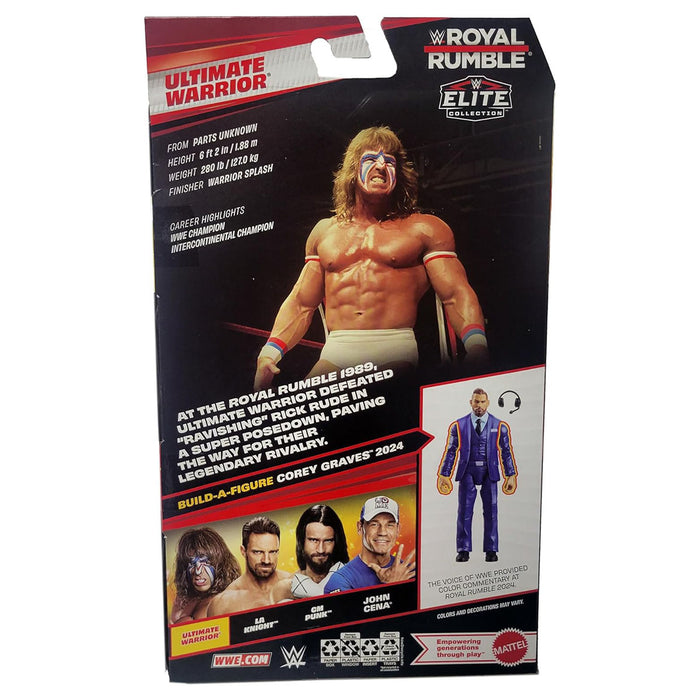 WWE Elite Collection Royal Rumble Ultimate Warrior 6" Figure 