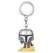Funko Pop! Pocket Keychain: Star Wars: The Mandalorian with Blaster Vinyl Figure