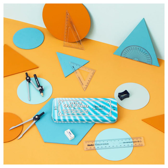 Helix Oxford Eco Maths Set Light Blue