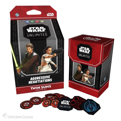 Star Wars: Unlimited: Twin Suns Deck Aggressive Negotiations Trading Card Game