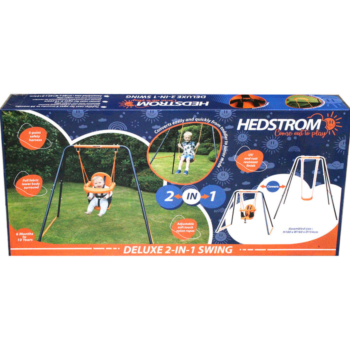 Hedstrom Deluxe 2-in-1 Swing for Toddlers to Juniors