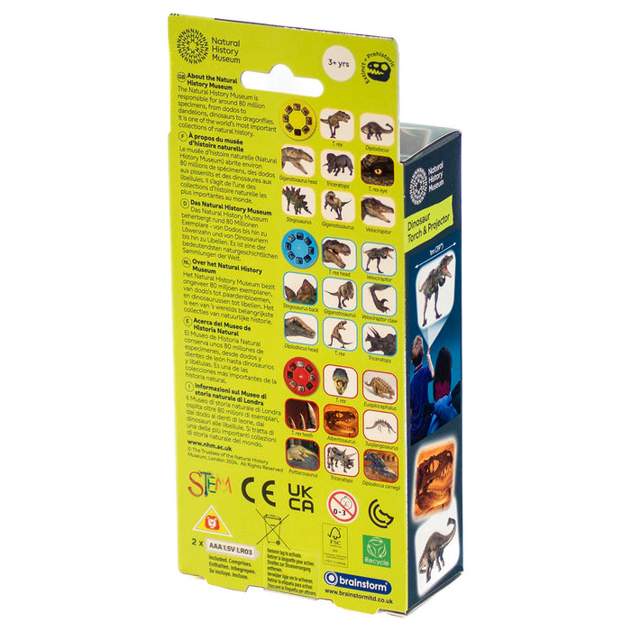 Natural History Museum Dinosaur Torch & Projector