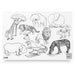Funny Mat Wild Animals Colouring Protection Mat 