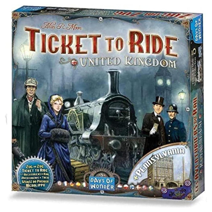 Ticket To Ride: United Kingdom ( (& Pennsylvania) Board Game Expansion