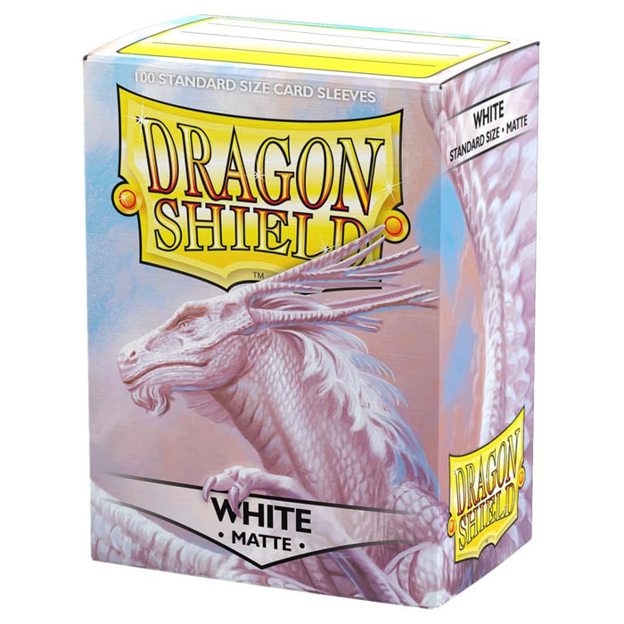 Dragon Shield Matte Sleeves Standard Size - White (100)