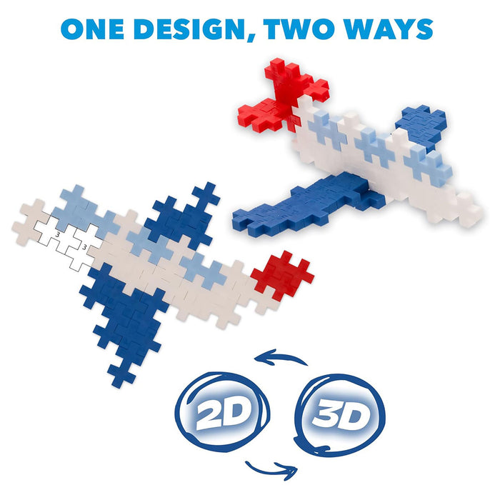 Plus-Plus Puzzle by Number Transportation Activity Pad