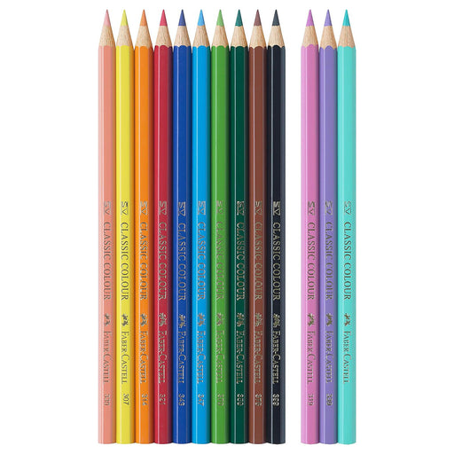 Faber-Castell Colour Pencils 10+3 and Unicorn Stickers Set