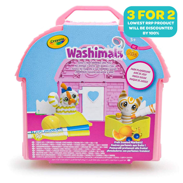 Crayola Washimals Pets Park Playground Set