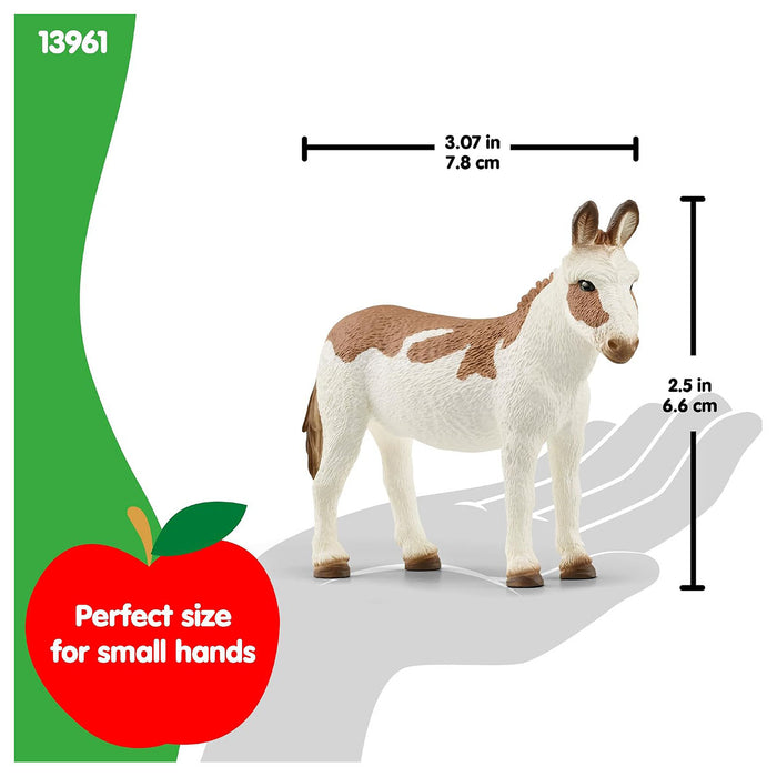 Schleich Farm World American Spotted Donkey Figure