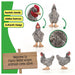 Schleich Farm World Plymouth Rock Chicken Figure