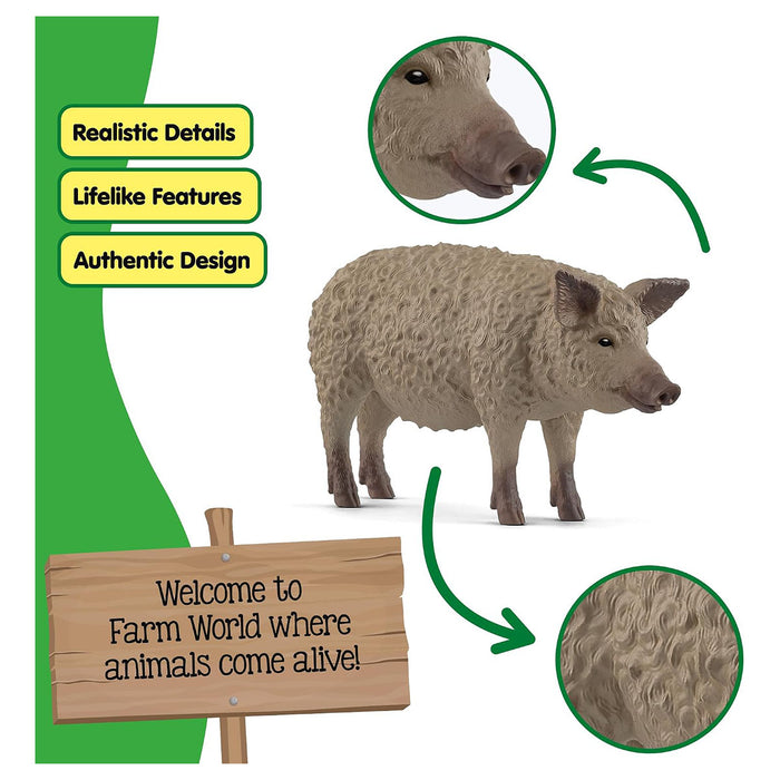 Schleich Farm World Mangalica Pig Figure