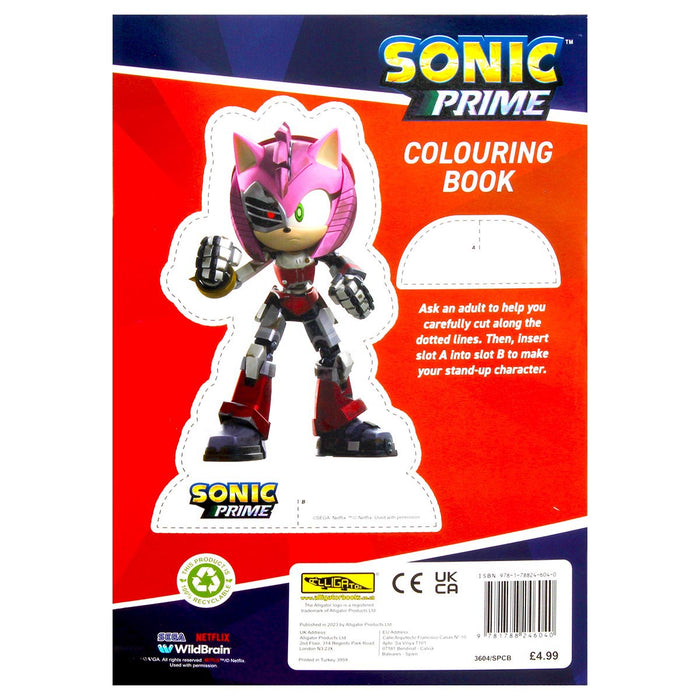 Sonic Prime Colouring Book