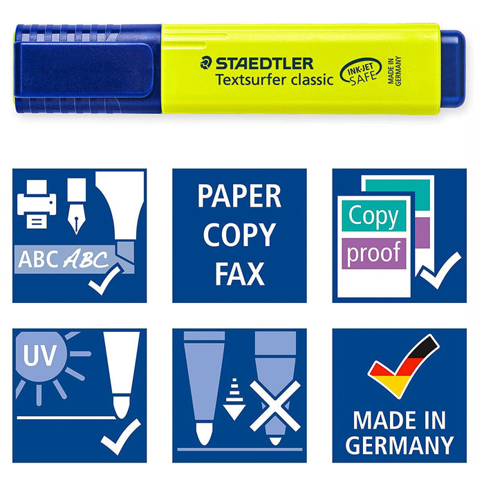 Staedtler Textsurfer Classic 364 Highlighter (4 Pack)