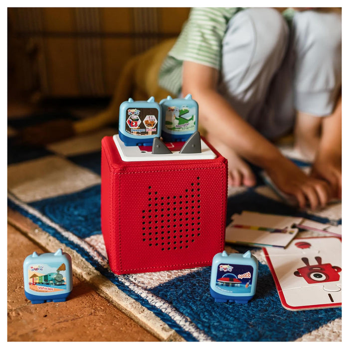 Tonies Toniebox Blue Zoo: Numberblocks Audio Cube (4 Pack)
