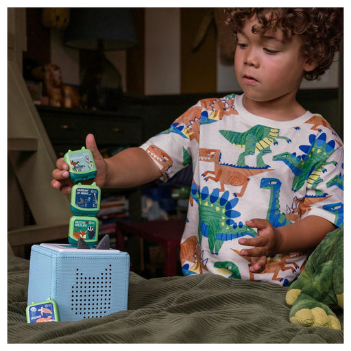 Tonies Toniebox Natural History Museum: Discovery Crew Audio Cube (4 Pack)