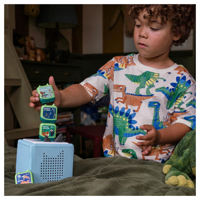 Tonies Toniebox Natural History Museum: Discovery Crew Audio Cube (4 Pack)