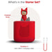 Tonies Toniebox 2 Sunset Red Starter Set with Creative Tonie Rubie Audio Figure