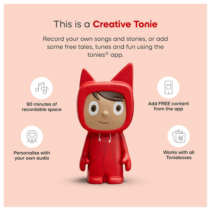 Tonies Toniebox 2 Blue Starter Set with Creative Tonie Rubie Audio Figure