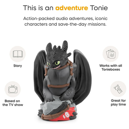 Tonies Toniebox How to Train Your Dragon: Toothless Audio Figure