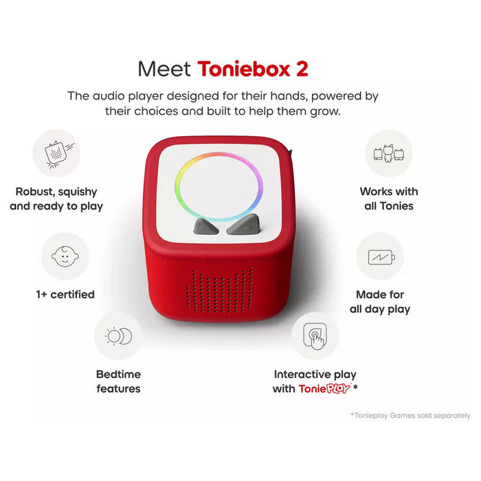 Tonies Toniebox 2 Starter Set with Bluey Audio Figure 