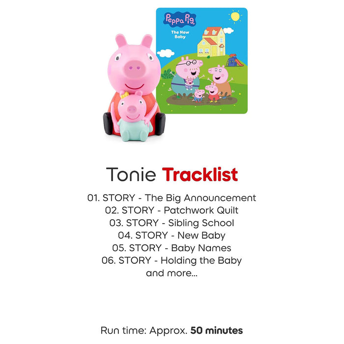 Tonies Toniebox Peppa Pig: The New Baby Audio Figure