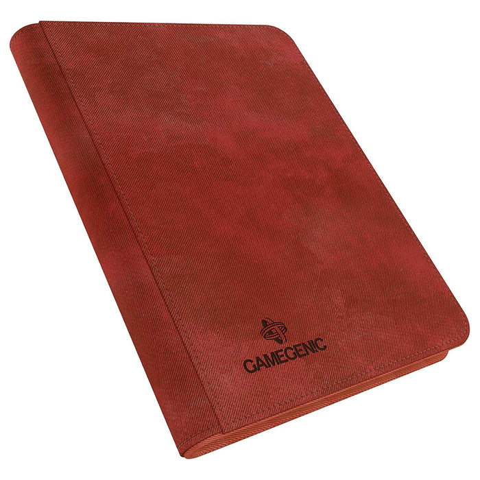 Gamegenic 8-Pocket Zip-Up Album Red