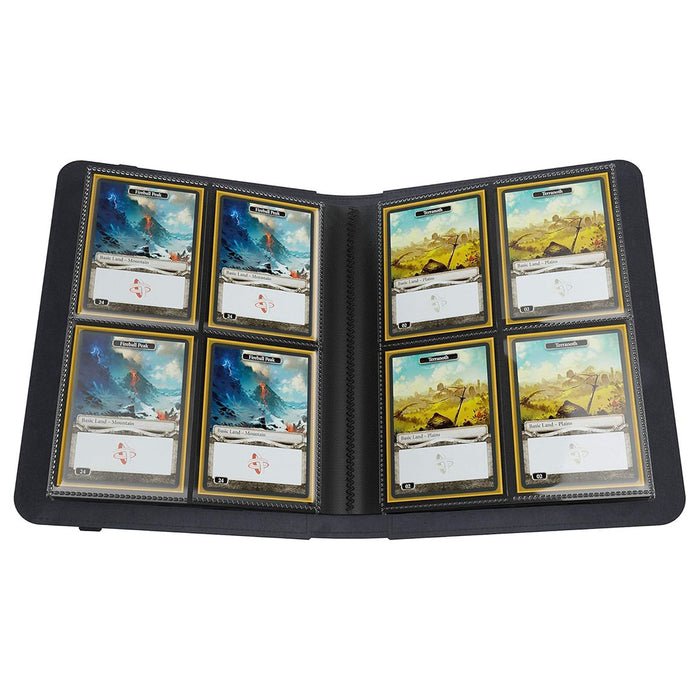 Gamegenic Prime 8-Pocket Trading Card Binder Black