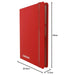 Gamegenic 18-Pocket Casual Album Red