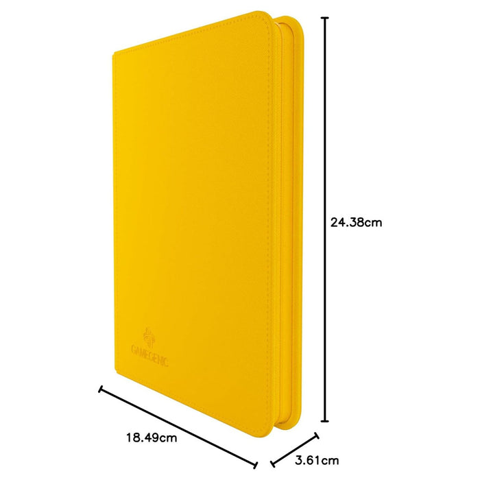 Gamegenic 8-Pocket Zip-Up Album Yellow