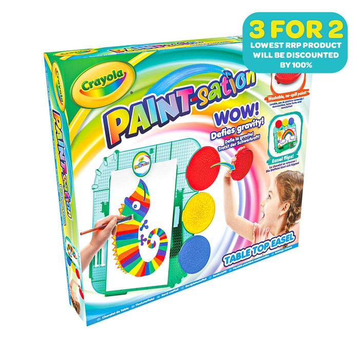 Crayola Paint-sation Table Top Easel Painting Set