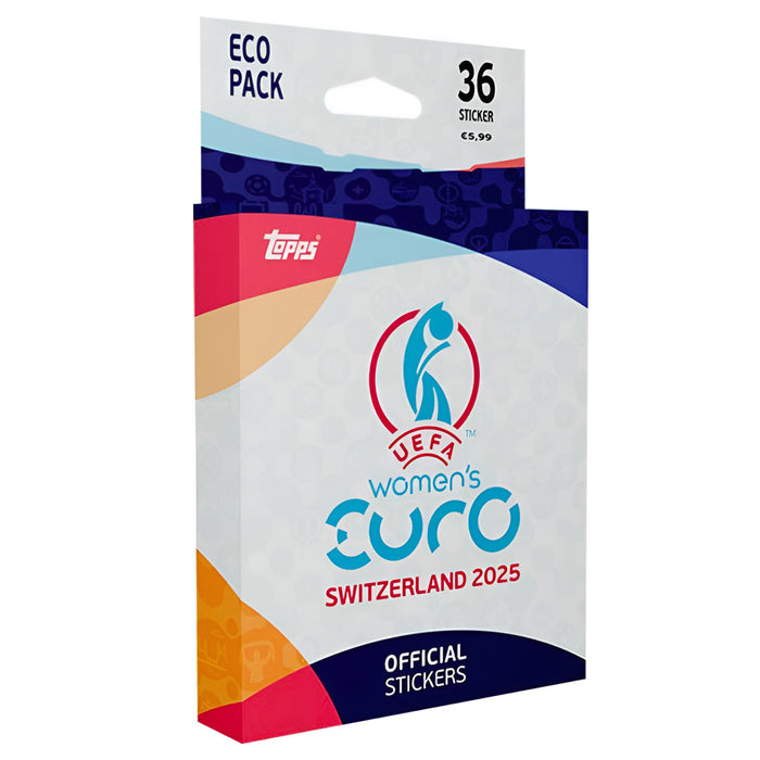 Topps UEFA Women's Euro Switzerland-2025 Sticker Collection Eco Pack