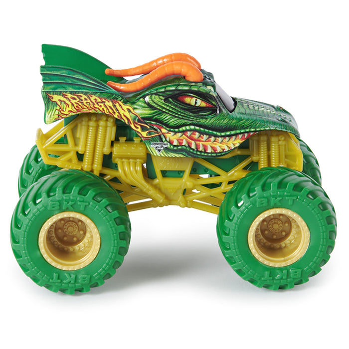 Monster Jam Dragon Vs Tempest Steed 1:64 Die-cast Vehicles (2 Pack)