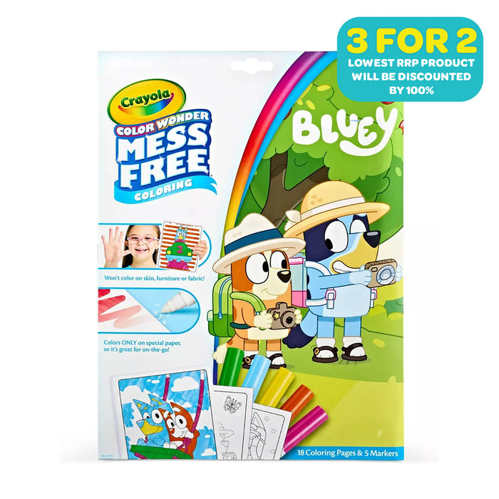 Crayola Color Wonder Mess Free Colouring Bluey