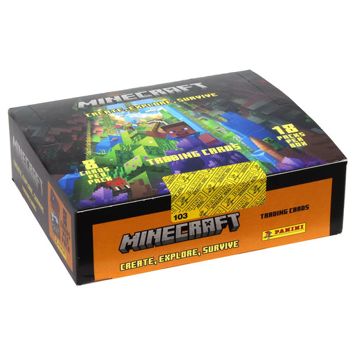 Panini Minecraft 'Create, Explore, Survive' Trading Card Collection 18 Pack Box