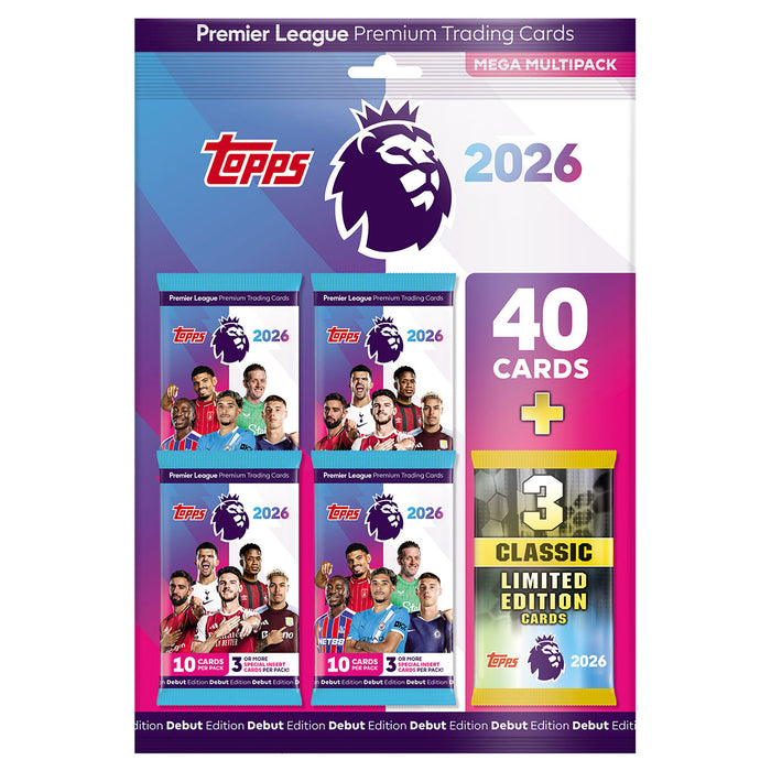 Topps Premier League 2025/26 Premium Trading Cards Mega Multipack