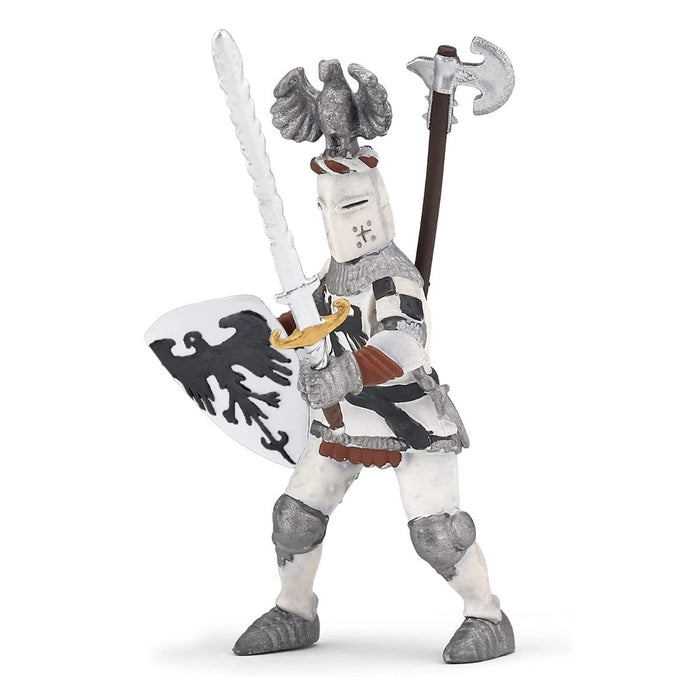 Papo White Knight with Crest Figure